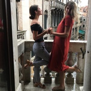 Gingham loft trousers